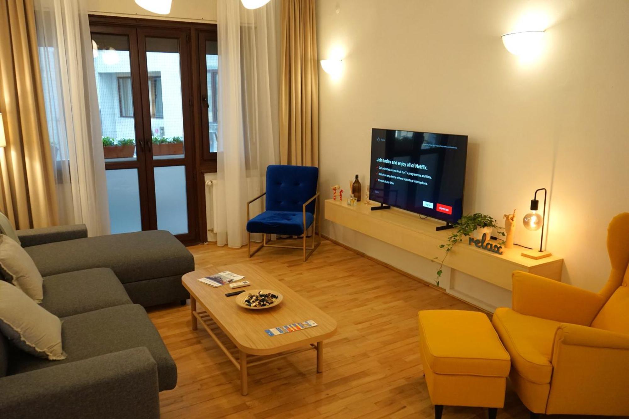 Spacious 3Br, 2Bt With 5 Balconies 부쿠레슈티 외부 사진